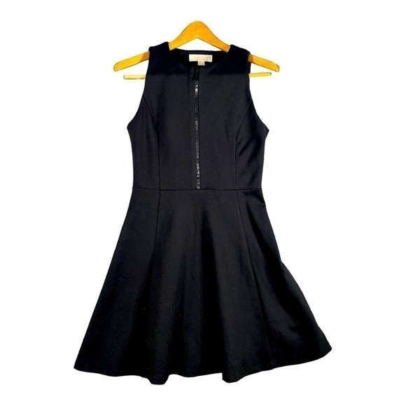MICHAEL Kors Black Cocktail Dress Women's Knee Length Fit and Flare Size 4 - Picture 1 of 8
